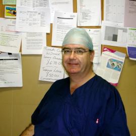 General Surgeon Doctor Bill Ross at Baringa Private Hospital, 2006