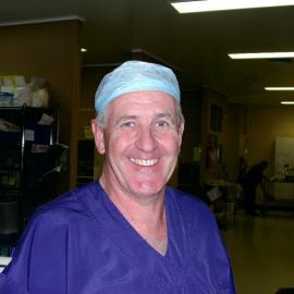 Gynaecologist Doctor Bob Garland at Baringa Private Hospital, 2006