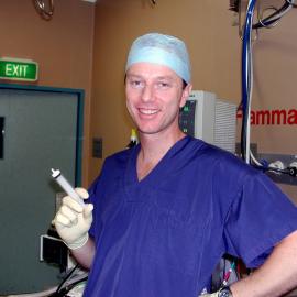 Anaesthetist Doctor Jason Woodrow at Baringa Private Hospital, 2006