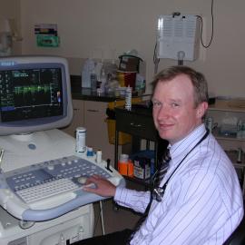 Cardiologist Doctor Jon Waites at Baringa Private Hospital, 2006