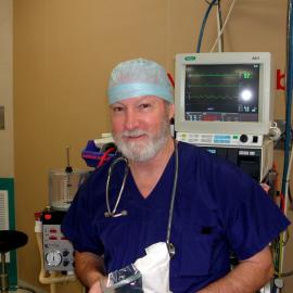 Anaesthetist Doctor Paul Moran at Baringa Private Hospital, 2006