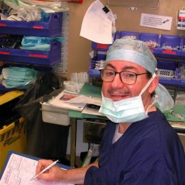 Anaesthetist Doctor Peter Williams at Baringa Private Hospital, 2006