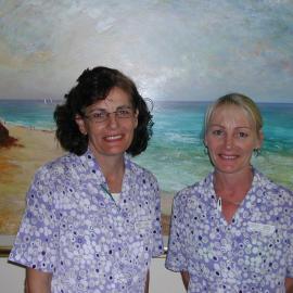 Nursing Sisters Julia Hauville and Lynda Sheath at Baringa Private Hospital, 2006