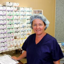 Theatre Sister Jenny Malouf in Baringa Private Hospital Theatre, 2006