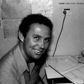 John Cameron at the old Coffs Harbour Hospital, 1985