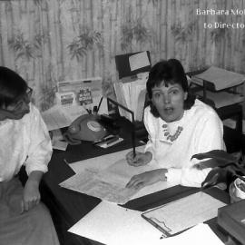 Barbara Mobbs at the old Coffs Harbour Hospital, 1985