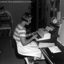 Yvette Stanford at the old Coffs Harbour Hospital, 1985