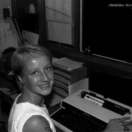 Christine Stewart at the old Coffs Harbour Hospital, 1985