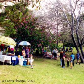 Farewell fete in the gardens of the old Coffs Harbour Hospital, 2001