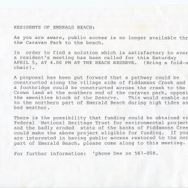 Residents of Emerald Beach