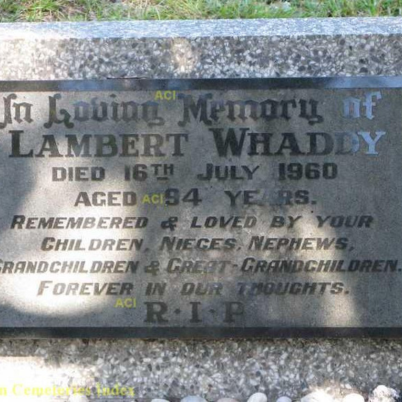 Lambert Whaddy
