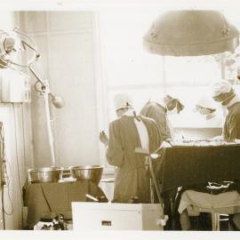 Last operation in the old Coffs Harbour hospital, May 1970