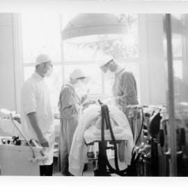 Last operation at the old Coffs Harbour hospital, May 1970