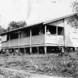 Blakey's cottage "Ourous" just before completion on Block 82 in the Bonville Reserve, 1932