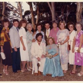 Wedding of Christine Worland and Wayne Cornell, 1981