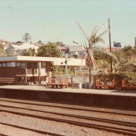Coffs Harbour Railway platform and tracks, c.1970s