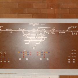 Track diagram for signal boxes at Coffs Harbour Railway, c.1970s