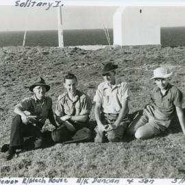 South Solitary Island lighthouse staff, 5 December 1947