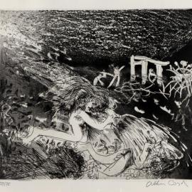 Untitled (Lysistrata: Two Women Defend Themselves)