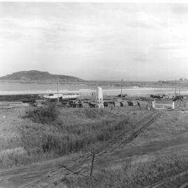 View of the Deep Sea Fishing club and South Coffs Island from the Railway Station