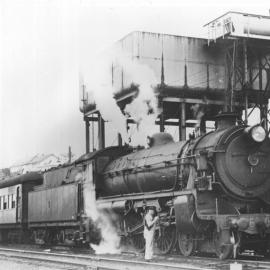 Taking on water at the Railway Station