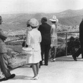 The Royal family at Bruxner Park Lookout, April 1970