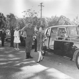 The Queen arrives at Coffs Harbour, April 1970