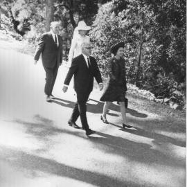 The Queen and Princess Anne at Bruxner Park, April 1970