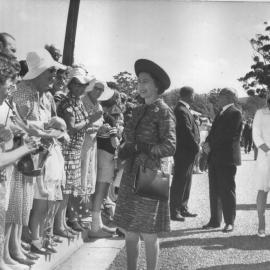 The Queen meets the people in Coffs Harbour, April 1970