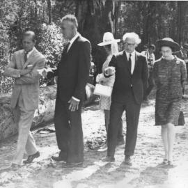 The Royal family at Bruxner Park, April 1970