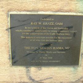 Commemorating the Jetty conservation project, February 2012