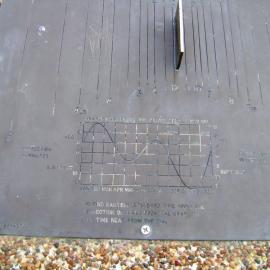 Memorial commemorating the Rotary Club's 75th anniversary, February 2012