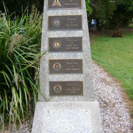 Commemorating civic Clubs at the Jetty, February 2012