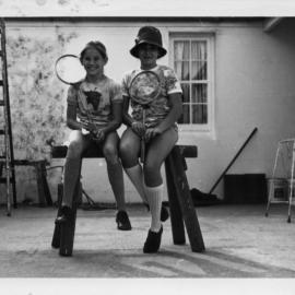 Deb and Di Ross on South Solitary Island, early 1970s