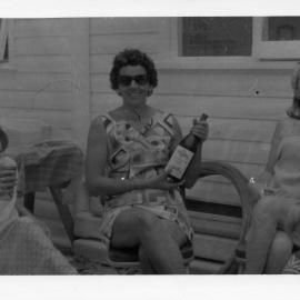The Ross and Byles families on South Solitary Island, early 1970s