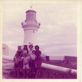 The Ross family on South Solitary Island, 5 June 1973