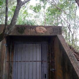 World War II bunker on Dowsett Drive, 25 May 2018