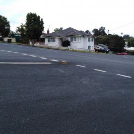 Silent policeman on the corner of Frances and Jean Streets in Coffs Harbour, 6 August 2021