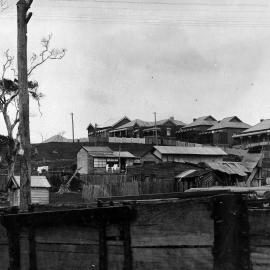 The shacks and shanties with other shelters on Collingwood Street in Coffs Harbour