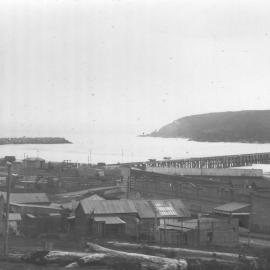 Jetty village view with the northern breakwall