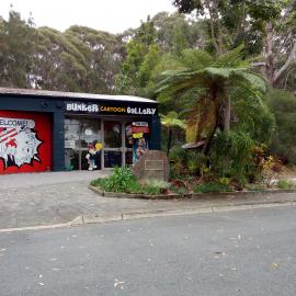 Bunker Cartoon Gallery on John Champion Way, 27 September 2017