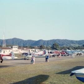 Russian aircraft at the Coffs Harbour Aero Club, 1 January 1992