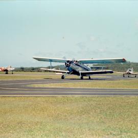 Russian Yaks on the tarmac at the Coffs Harbour Airport, 1 January 1992
