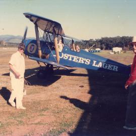 Aviators Jean Livesey and Judy Riddel at the Aero Club