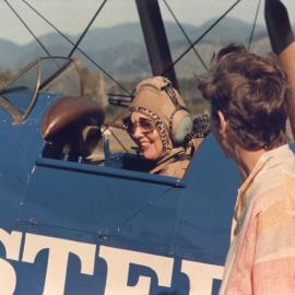 Aviator Jean Livesey at the Aero Club