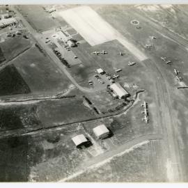 Aerial view of the Coffs Harbour airport, 12 May 1982