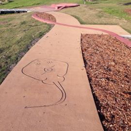 Stingray Stencil, Arrawarra Headland