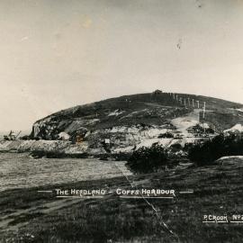 South Coffs Island with a power house, c.1915