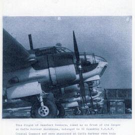 A flight of Beaufort Bombers at Coffs Harbour, September 1943