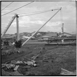 Working at the Pacific Plywood and Timber mill